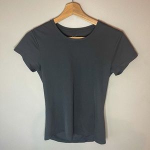 Nike Women's Grey Short Sleeve Dri-Fit T-Shirt